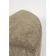 Pouf Angle Gauche Hunter Zuiver Élément Canapé Modulable Assises de Salon en Tissu Côtelé 4 Coloris 38x60x100cm