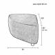 Pouf Angle Gauche Hunter Zuiver Élément Canapé Modulable Assises de Salon en Tissu Côtelé 4 Coloris 38x60x100cm