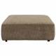 Repose Pied Pouf Hunter Zuiver Élément Canapé Modulable Assises de Salon Sans Dossier en Tissu Côtelé 4 Coloris 38x99x100cm