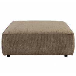 Repose Pied Pouf Hunter Zuiver Élément Canapé Modulable Assises de Salon Sans Dossier en Tissu Côtelé 4 Coloris 38x99x100cm