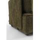 Fauteuil 1,5 Place Hunter Zuiver Élément Canapé Modulable Assises de Salon Avec Dossier en Tissu Côtelé 4 Coloris 87x99x100cm