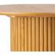 Table Basse Ham Athezza Table de Salon Sellette d’Appoint Ronde Couleur Naturel Piétement Central 45x85x85cm