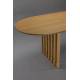 Table de Repas Barlet Ovale Dutchbone Table de Salle à Manger Extensible en Bois Placage Chêne Clair 75x90x200-240cm