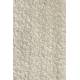 Chaise Jake Blanc Bouclé Signée Woody Siège de Table Vintage en Tissu Bouclé 46x56x80cm