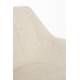 Lot de 2 Fauteuils Pivotants Doulton Vintage Beige Naturel Zuiver Sièges Assises de Table en Tissu Bouclé et Métal 61x67x80cm