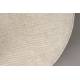 Fauteuil Tilbury Dutchbone Chauffeuse Tissu Beige Assise de Salon Ronde 73x100x100cm