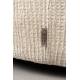 Fauteuil Tilbury Dutchbone Chauffeuse Tissu Beige Assise de Salon Ronde 73x100x100cm