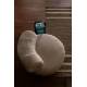 Fauteuil Tilbury Dutchbone Chauffeuse Tissu Beige Assise de Salon Ronde 73x100x100cm