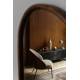 Miroir Ashley Noyer Dutchbone Glace Murale Pose Verticale ou Horizontale en Manguier Marron 5x73x100cm
