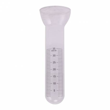 Grand Tube en Verre pour Pluviomètre Verrerie Verrine Gradué avec Mesure en mm/m2 8,5x8,5x23cm