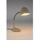 Lampe de Table Janna Dutchbone Luminaire Electrique Articulé Lampe sur Pied en Métal Epoxy Beige 15x23x51cm