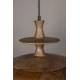 Suspension Cath L Noyer Dutchbone Lustre Luminaire Minimaliste en Manguier 25x42x42cm