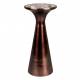 Bout de Canapé Mount S Dutchbone Guéridon en Aluminium Recyclé et Marbre Sellette Cuivrée 25x25x55cm