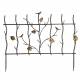 Treillis Oiseaux Grille de Jardin en Métal à Piquer Bordures Extérieures 2x59x70cm