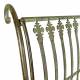 Banc de Jardin Anton Banquette en Fer Vert Antique 2 Places Personnes Fauteuil de Jardin Mobilier de Qualité 55x84x103cm
