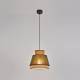 Suspension Singapour XM Market Set Luminaire Moderne en Cannage Naturel et Lin Lavé Couleur Kaki et Curry 30x30x173cm