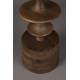 Guéridon Cath Dutchbone Sellette en Bois de Manguier Table d’Appoint Ronde en Bois Couleur Noyer 46x46x58cm