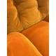 Fauteuil Memento POP Orange Marque Athezza Loveuse Pivotante Pied Acier Orange 81x83x86cm