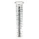 Grand Tube en Verre pour Pluviomètre Verrerie Verrine Gradué avec Mesure en CM 5,7x5,7x22cm