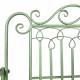 Banc Anatole Métal Patiné Vert Banquette de Jardin 2 Places Assise Extérieure 62x95x114cm