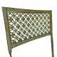 Chaise de Jardin Auguste Siège Assise Pliable d'Extérieur en Métal Vert Ancien 39,5x48x91cm