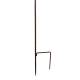 Eolienne Moulin à Vent Mobile Décoration de Jardin en Acier Brut Oxydé 50x55x235cm