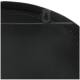 Miroir Mural Noir Glace Design Métal et Verre Décoration à Accrocher 10x43x43cm