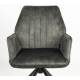 Lot de 2 Fauteuils de Table Jamie Woody Duo d’Assises de Repas Velours Vert Foret Chaises 56x61x90cm