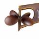 Tuteur de Jardin Panneau Écriteau Flèche Éolienne Chouettes Colorées en Métal 12x48x122cm