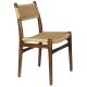 Duo de Chaises Cécile Dutchbone Lot d’Assises en Bois et Cordage Fauteuils de Repas 47,1x50,2x81,3cm