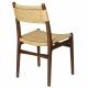 Duo de Chaises Cécile Dutchbone Lot d’Assises en Bois et Cordage Fauteuils de Repas 47,1x50,2x81,3cm