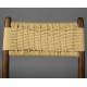 Duo de Chaises Cécile Dutchbone Lot d’Assises en Bois et Cordage Fauteuils de Repas 47,1x50,2x81,3cm