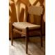 Duo de Chaises Cécile Dutchbone Lot d’Assises en Bois et Cordage Fauteuils de Repas 47,1x50,2x81,3cm