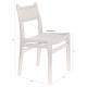 Duo de Chaises Cécile Dutchbone Lot d’Assises en Bois et Cordage Fauteuils de Repas 47,1x50,2x81,3cm