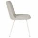 Duo d’Assises Fijs Woody Lot de 2 Chaises de Tables en Tissu Blanc Cassé Fauteuils de Repas 47x61x83,6cm