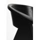 Fauteuil Ndsm Zuiver Assise Design Bois et Tissu Chaise Tendance Full Black 54x59x79cm