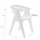 Fauteuil Ndsm Zuiver Assise Design Bois et Tissu Chaise Tendance Full Black 54x59x79cm