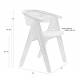 Fauteuil Ndsm Zuiver Assise Design Bois et Tissu à Bouclette Gris Chaise Tendance 54x59x79cm