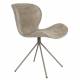Lot de 2 Chaises Design OMG Soft Zuiver Beige en Tissu 51x59x79cm