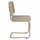 Lot de 2 Chaises Ridge Kink Soft Zuiver Sièges Assises de Table Total Look Beige 48x50x85cm
