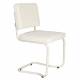 Lot de 2 Chaises Ridge Kink Soft Zuiver Sièges Assises de Table Total Look Blanc Cassé 48x50x85cm