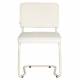 Lot de 2 Chaises Ridge Kink Soft Zuiver Sièges Assises de Table Total Look Blanc Cassé 48x50x85cm