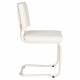 Lot de 2 Chaises Ridge Kink Soft Zuiver Sièges Assises de Table Total Look Blanc Cassé 48x50x85cm