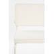 Lot de 2 Chaises Ridge Kink Soft Zuiver Sièges Assises de Table Total Look Blanc Cassé 48x50x85cm