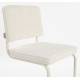Lot de 2 Chaises Ridge Kink Soft Zuiver Sièges Assises de Table Total Look Blanc Cassé 48x50x85cm