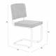 Lot de 2 Chaises Ridge Kink Soft Zuiver Sièges Assises de Table Total Look Blanc Cassé 48x50x85cm