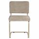 Lot de 2 Chaises Ridge Soft Zuiver Sièges Assises de Table Total Look Beige 48x50x85cm