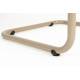 Lot de 2 Chaises Ridge Soft Zuiver Sièges Assises de Table Total Look Beige 48x50x85cm