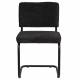 Lot de 2 Chaises Ridge Soft Black Zuiver Sièges Assises de Table Total Look Noir 48x50x85cm