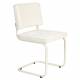 Lot de 2 Chaises Ridge Soft Zuiver Sièges Assises de Table Total Look Blanc Cassé 48x50x85cm